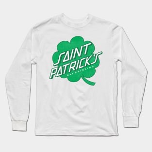 Saint Patrick's Day drinking four Leaf Clover Green shirt 2 Long Sleeve T-Shirt